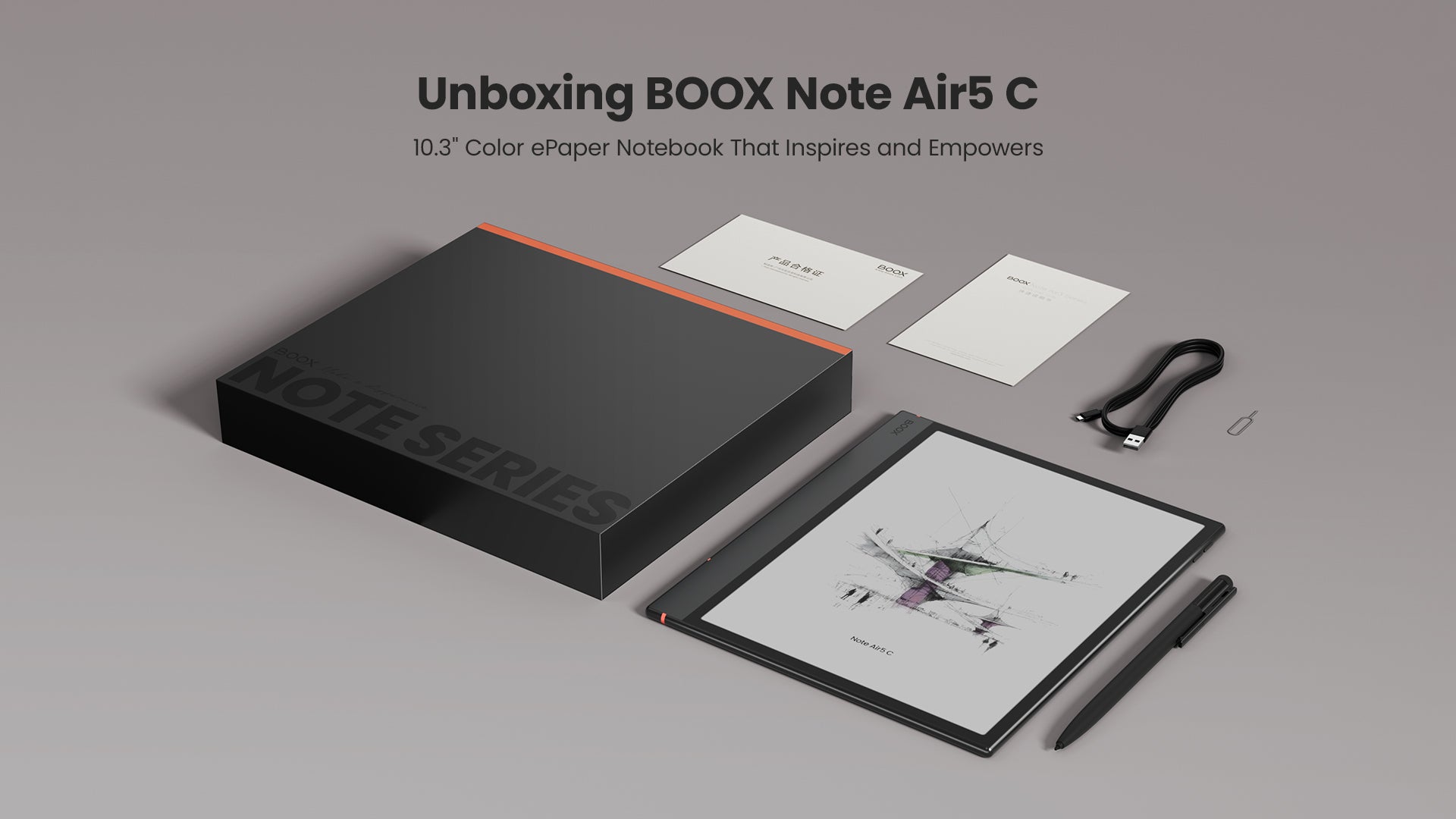 Onyx Boox Note Air5 C product photo